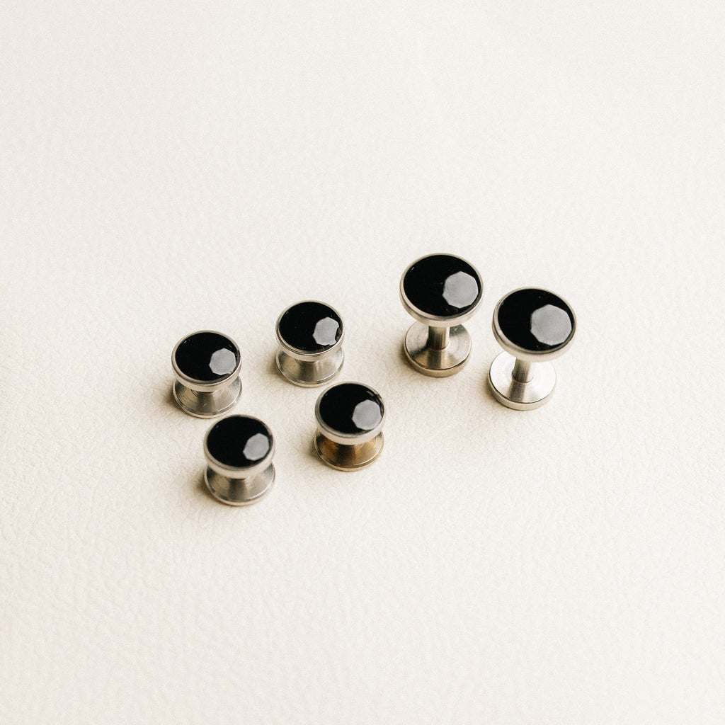 Cufflinks & Studs Set - Black