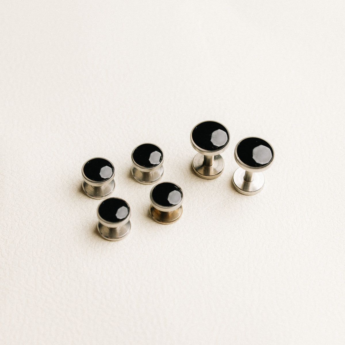 Cufflinks & Studs Set - Black