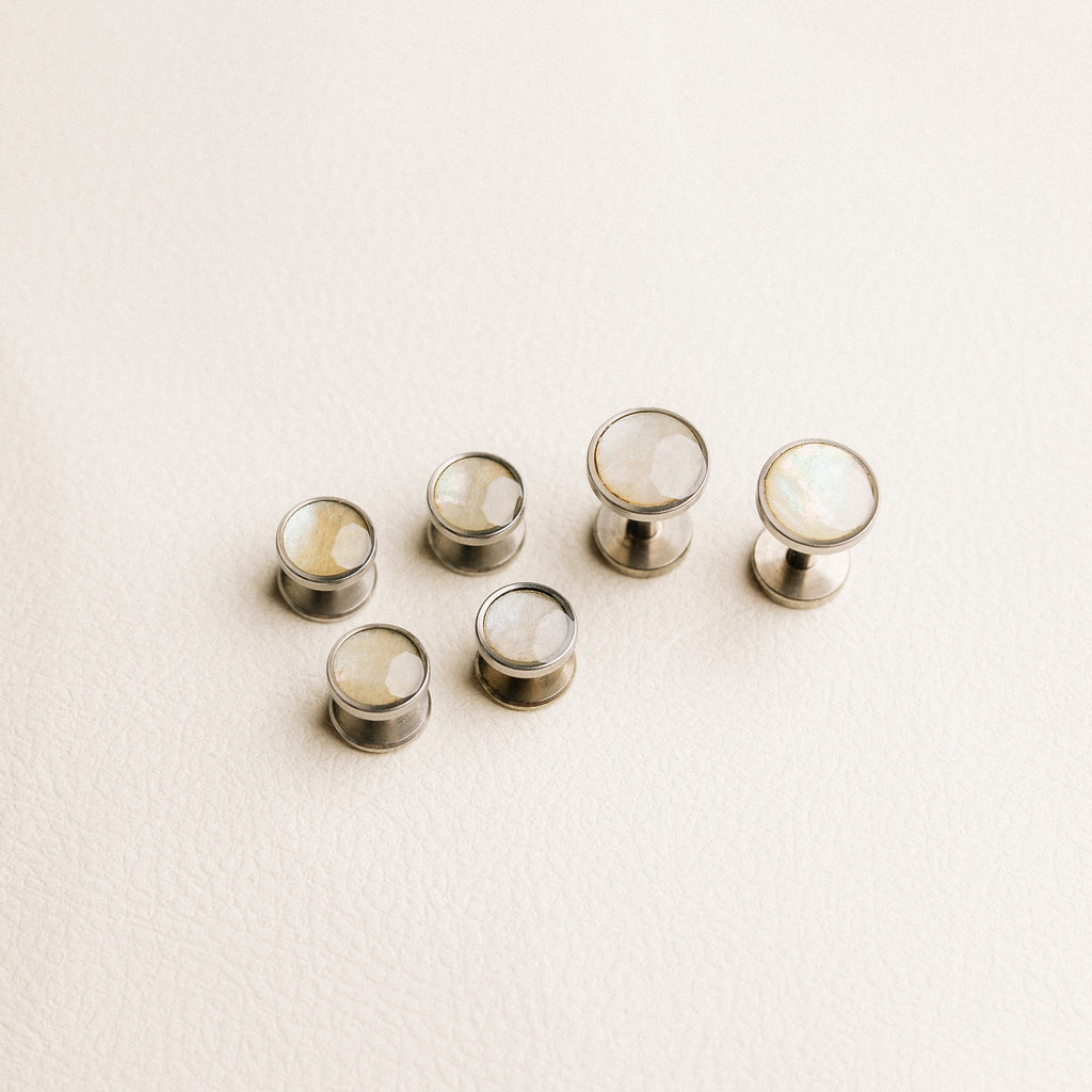 Cufflinks & Studs Set - Mother of Pearl
