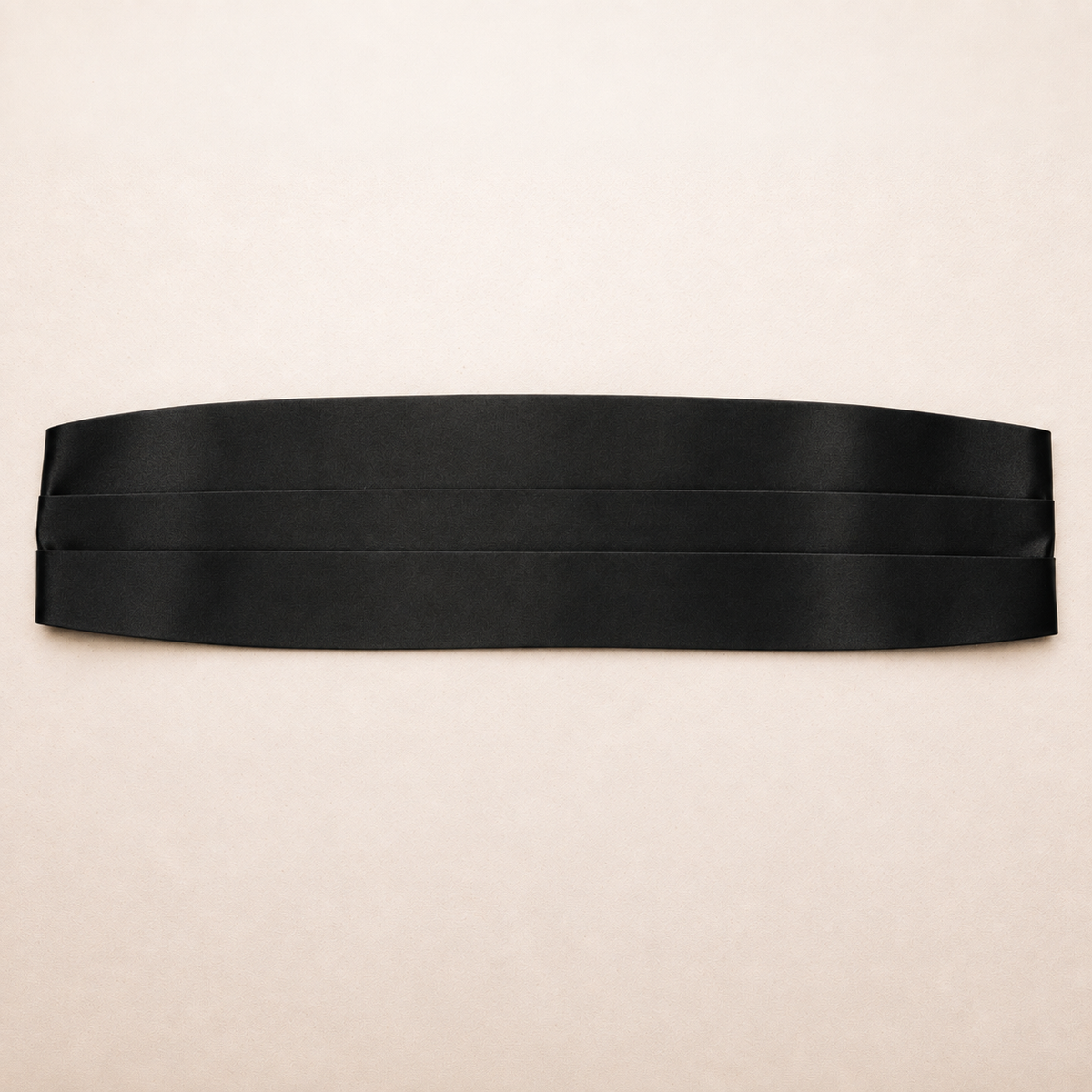 Cummerbund - Black Silk Satin