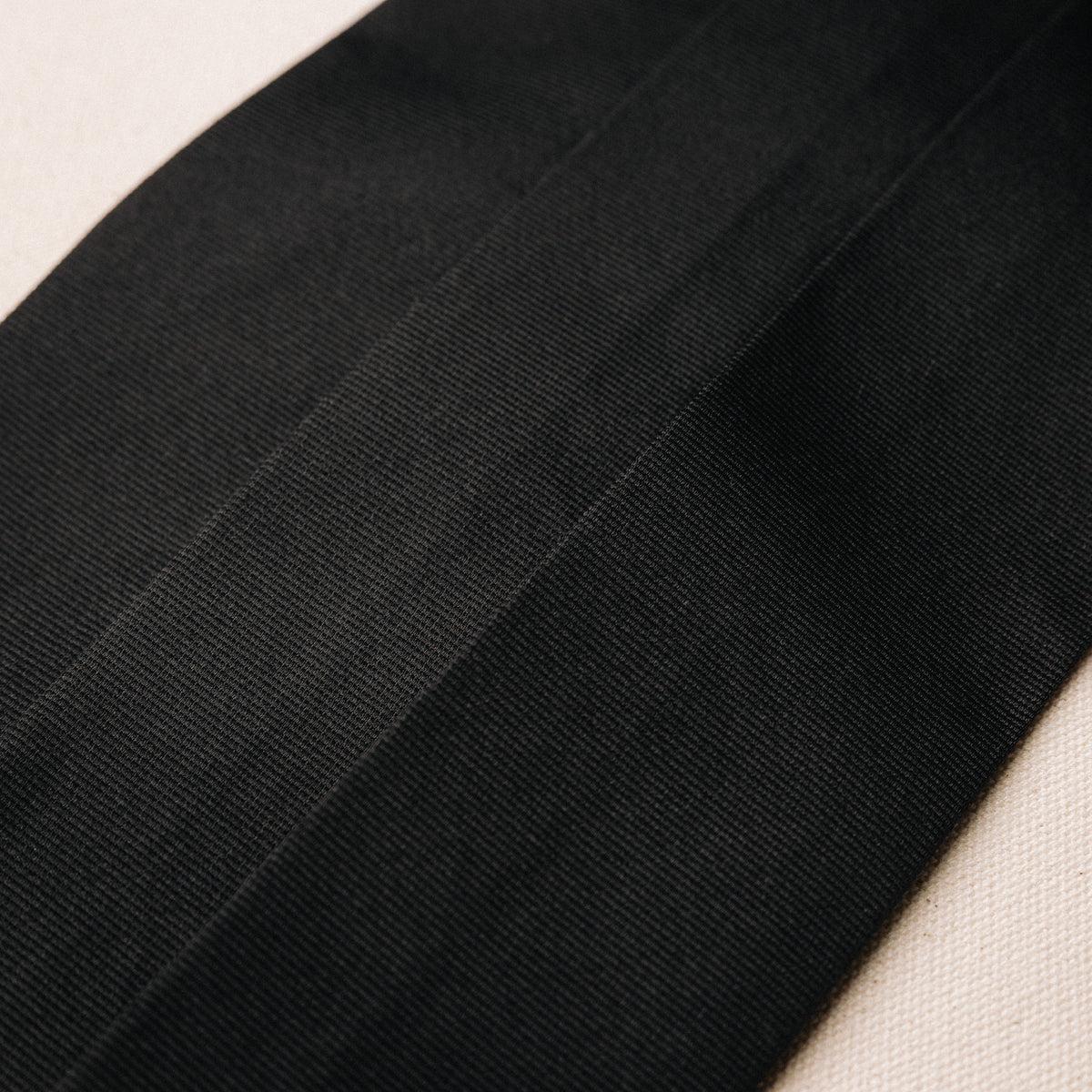 Cummerbund - Black Silk Grosgrain
