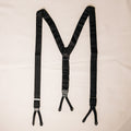 Suspenders - Black Silk Grosgrain