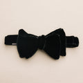 Butterfly Bow Tie - Black Velvet