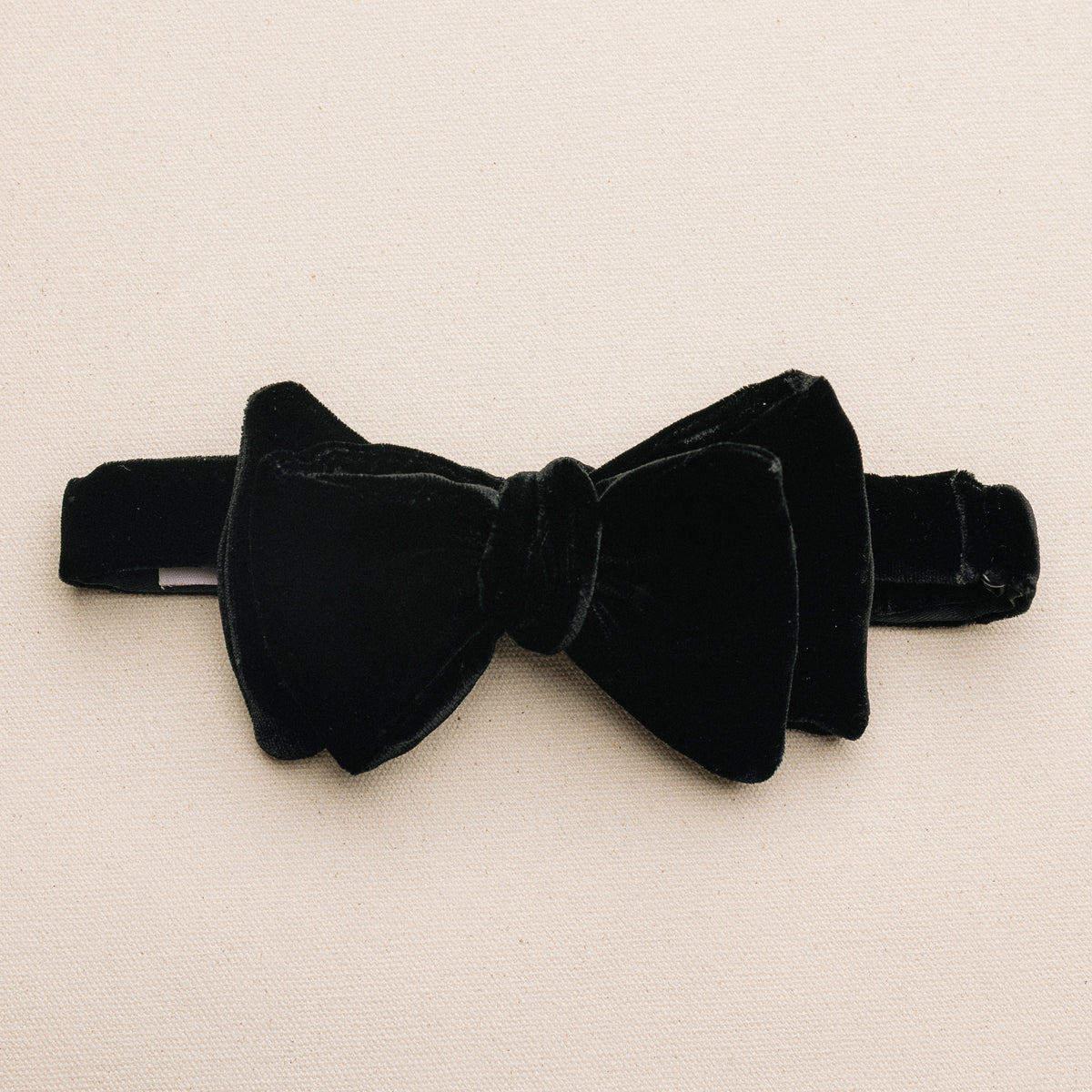 Butterfly Bow Tie - Black Velvet