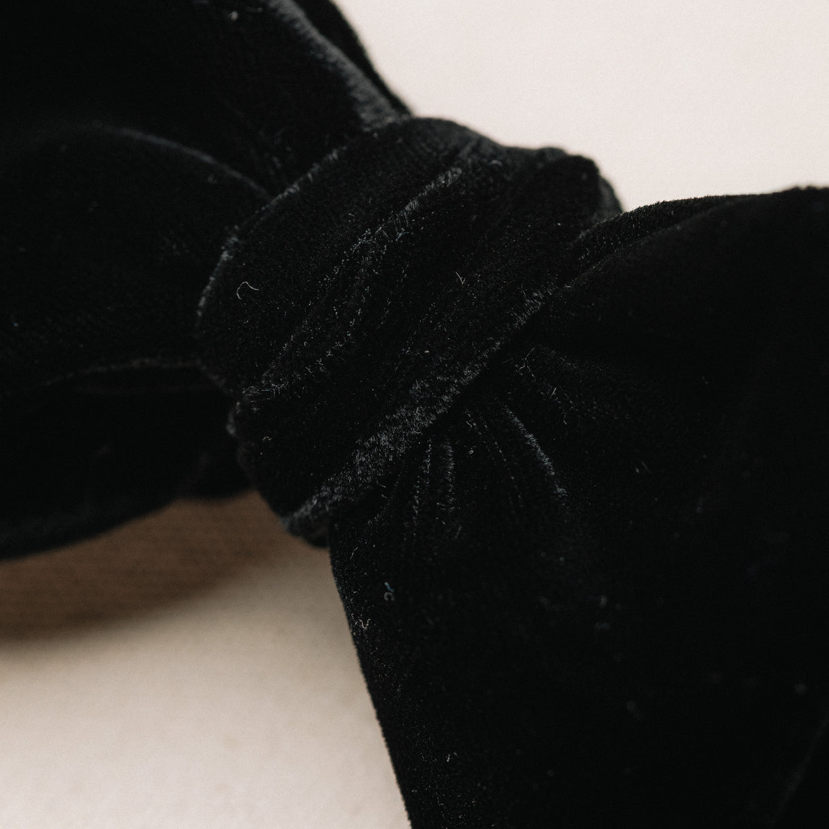 Butterfly Bow Tie - Black Velvet
